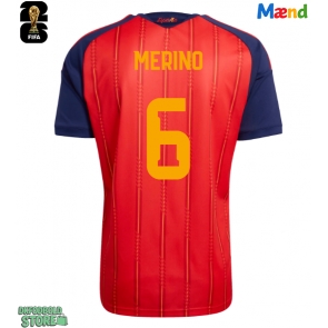 Spanien Mikel Merino #6 Replika Hjemmebanetrøje VM 2026 Kortærmet